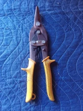 Pro-Snip 103G Straight Cut Aviation Tin Snips Tool Made in USA Yellow