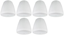  6 JBL Control 67 P/T 6.5" Commercial 70v White Hanging Pendant Speakers C67P/T