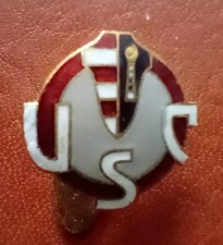 1980-CREMONESE-UNIONE SPORTIVA-CALCIO-FOOTBALL-CREMONA-DISTINTIVO SMALTATO