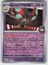 Team Rocket's Orbeetle 089/182 SV10: Destined Rivals Reverse Holo Uncommon