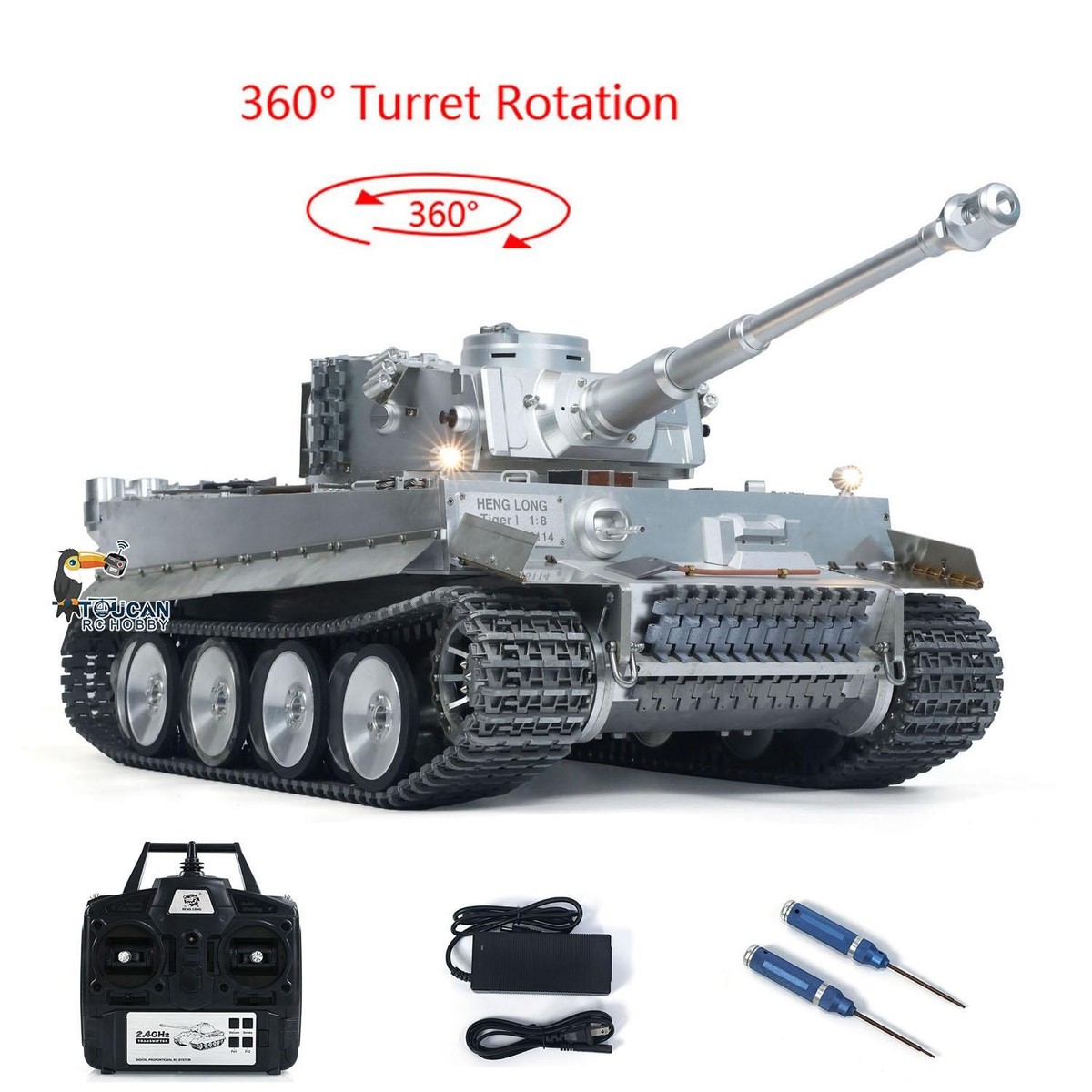 Tiger Rc Henglong Henglong Tank 3818-1 1/16 Scale German Tiger I