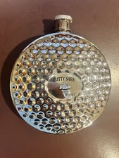 Cutty Sark Scots Whiskey Round Dimple Flask