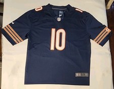 Nike NFL Players On Field Mitch Trubisky #10 Blue Chicago Bears Jersey Men’s XXL