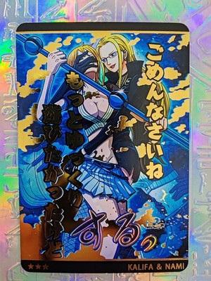 Card One Piece Goddess Story WAIFU Khalifa Nami Nico Robin Boa Hancock Sexy Holo