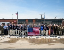 MENS OLYMPIC HOCKEY GOLD CHAMPIONS JOINT BASE ANDREWS MD 11X14 PHOTO