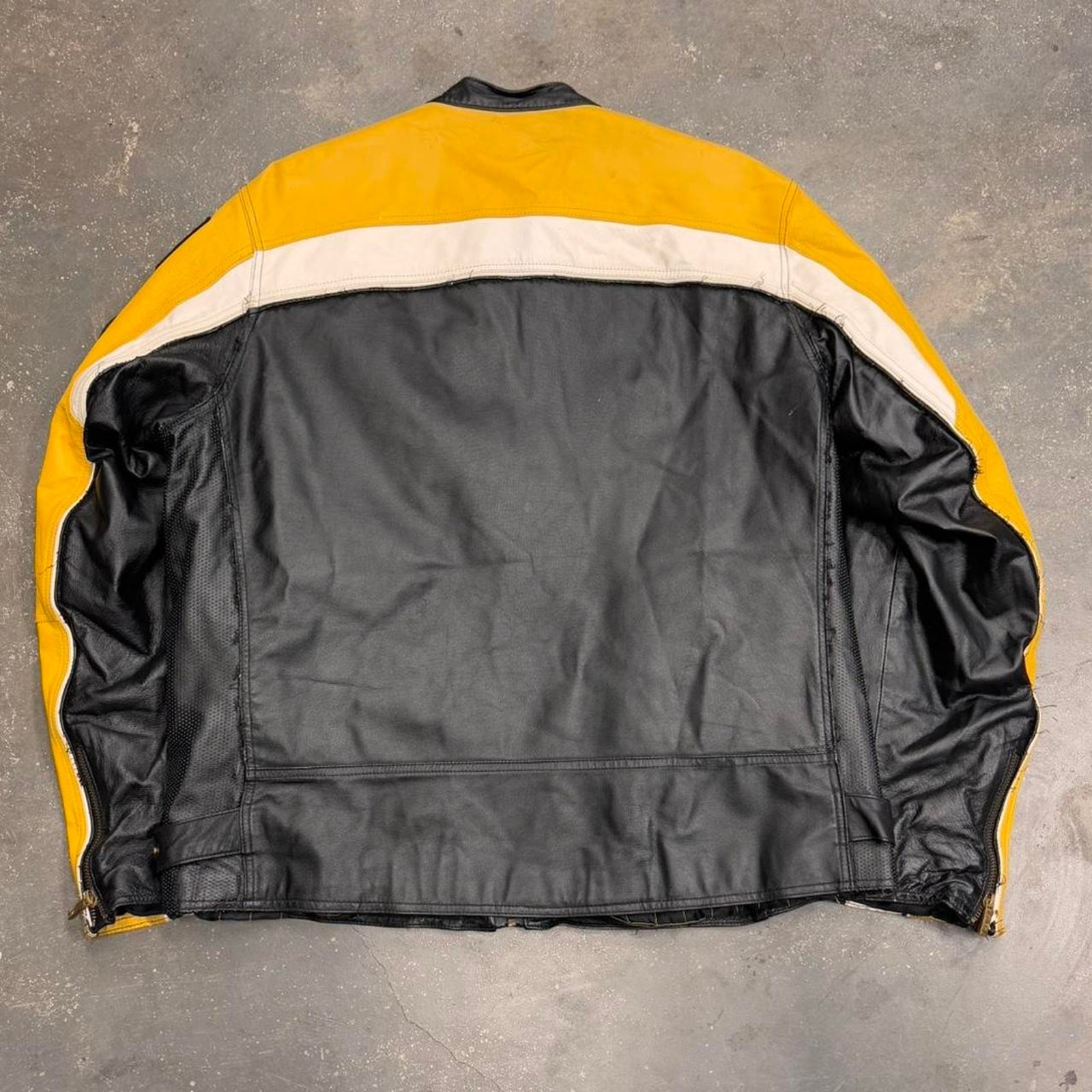 2000’s Wilson Leather Motorcycle Patchwork Riding… - image 4