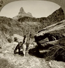Keystone Stereoview Gigantic Canyon, Grand Canyon From Scenic America Set #80 T2