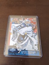 2014-15 Upper Deck AHL Connor Hellebuyck RC Rookie Card #28 Winnipeg Jets. rookie card picture