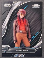 2024 Topps Chrome Black Star Wars Base 8 Sabine Wren Ahsoka