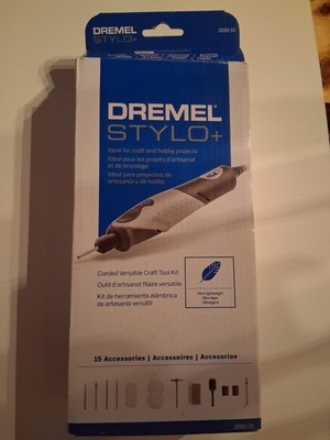 Dremel Stylo+ Versatile Corded Craft Rotary Tool Kit  15 Accessories 2050-15