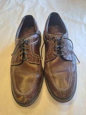 Allen Edmonds Wilbert Men's Leather Brown Dress Casual Split Toe Derby US 9.5D