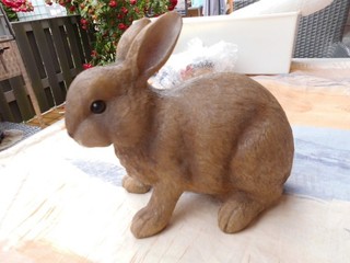 Deko Hase innen und aussen