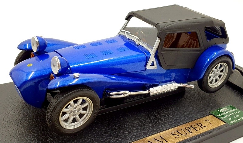 トミー Anson 1/18 Scale Diecast 30317-W - Lotus Super Seven Blue Caterham