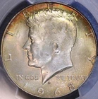1968 D Kennedy Half Dollar PCGS MS65, Toned, FREE SHIPPING