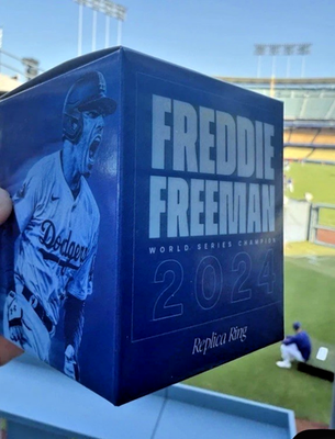 Freddie Freeman 2024 World Series Champions Ring Dodgers 2025 SGA