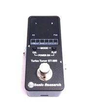 Sonic Research Turbo Tuner ST-300 Mini Guitar Effects Pedal - In Box