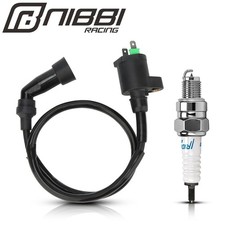 NIBBI Ignition Coil A7TC Spark Plug GY6 Scooter ATV Quad TaoTao 50cc 125cc 150cc