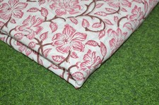5 Yard Hand Block Print Floral Fabric 100 Cotton NO TARRIF CHARGES 100 ZK 211