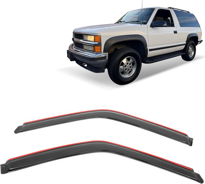 In-Channel Car Window Deflectors, Compatible with 1988-1998 Chevrolet GMC C/K Re