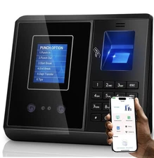 Time Clock – App-Based Face Card & Fingerprint Attendance Machine No Monthly Fee
