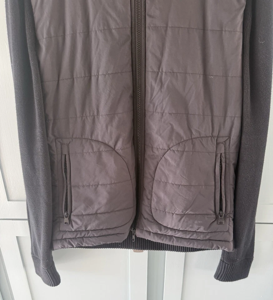 Jaqueta Suéter Masculina Banana Republic Tamanho Pequeno Preta - Imagem 3 de 4