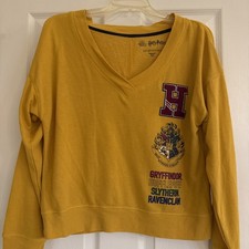 wizarding world of harry potter sweater Size Small Gold Y2K Christmas Trendy