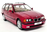 Mcg 1/18 - Bmw 328I Touring E36 1995 3 Series Met Red Diecast Scale Model Car