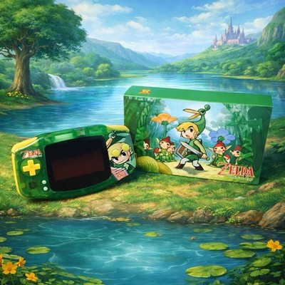   Game Boy Advance   Zelda Edition   IPS Display  