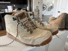 Men’s Danner Jag Hiking Boots Size 9 Oyster and Grey Leather