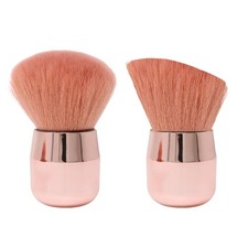 "yueton 2 Pack Nail Art Dust Powder Remover Brush Beveled Standard, Pink