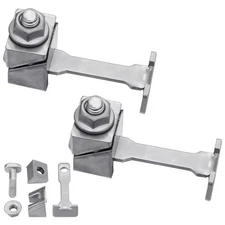 2 Pcs Wedge Battery Clamp Positive and Negative Battery Terminal Clamps Wedge...