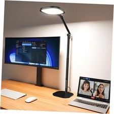 Led Desk Lamps for Home Office with Base, Tall Desk Lamp with 50 Black 1 Pack