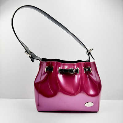 Beijo Red Bag Shoulder Buckle Bag Medium Purse London Paris New York