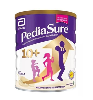 (Free Ship) Abbott Pedia Sure 10+ Increase Height 10-15 Yrs Old 800g Vanilla