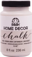 FolkArt Home Decor Chalk Paint 8oz-French Linen - 3 Pack