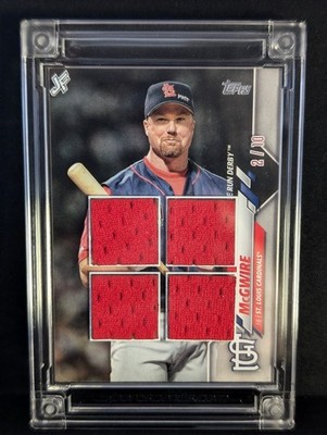 2025 JERSEY FUSION MARK MCGWIRE /10 TRIPLE QUAD PATCH CARDINALS SSP