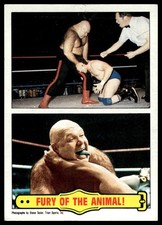 1985 Topps WWF Pro Wrestling Stars #55 Fury Of The Animal! George Steele