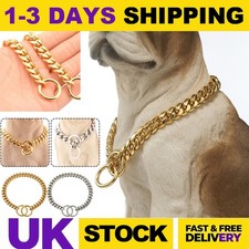 Large Dog Chain Collar Heavy Duty Cuban Necklace For Heavy French Rottweiler UK
