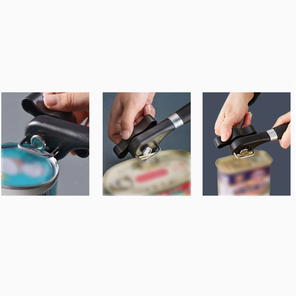 Camping Kitchen Manual Can Opener Comfortable Crank Handle Easy To Clean - Image 4 of 4