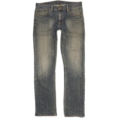 Levi's 514  Herren Blau Straight Slim Stretch Jeans W32 L34 (108680)