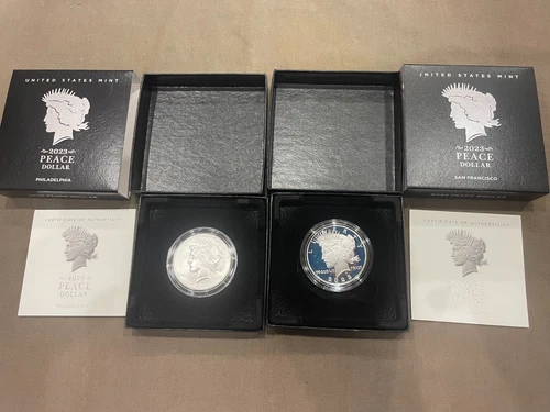 2023 PEACE BU & 2023 PROOF PEACE DOLLARS IN OGP!!!