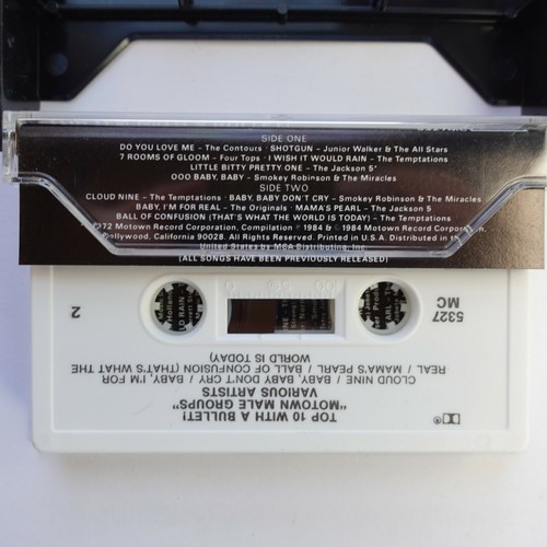 Motown Male Groups Top Ten With A Bullet (Cassette) - 第 2/2 張圖片