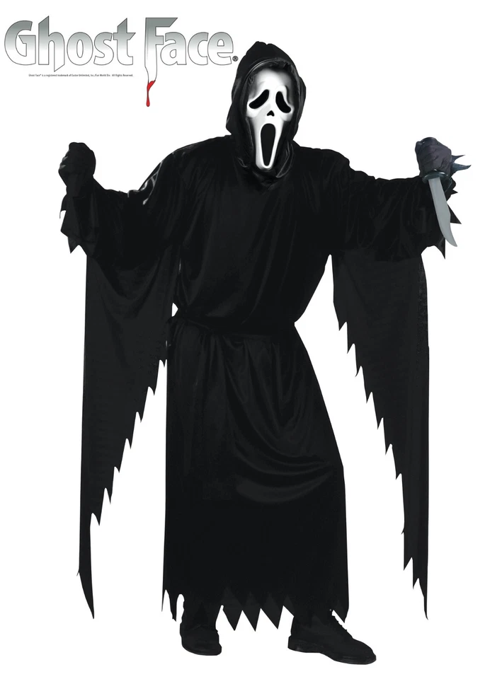 Ghost Face Scream Costume - Adult - Fun World Official - Image 4 of 4