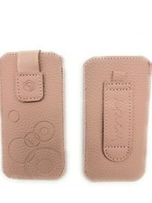 Handy Tasche Schutz Hülle Sleeve Gürtel Etui Pouch braun für Nokia C5-00