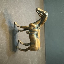 Vintage K & O Co. Bronze Brass Horse Figure - Made in USA, 1930s- no tail/ears