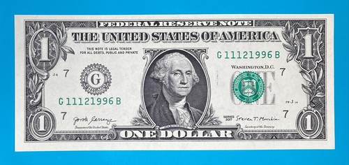 November 12, 1996 / 11 December 1996 : G 11121996 B BIRTHDAY $1 One Dollar Bill - Picture 2 of 3