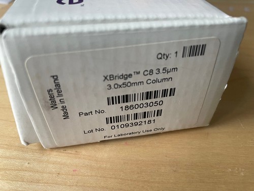 new  Waters XBridge BEH C8 Column, 130Å, 3.5 µm, 3 mm X 50 mm  186003050 - Picture 1 of 2