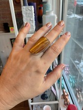 Butterscotch Baltic Sea Amber Sterling Silver Ring