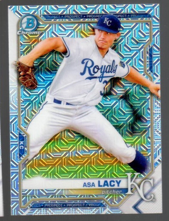 2021 Bowman Chrome Prospects ASA LACY ROOKIE Mojo REFRACTOR! #BCP-83