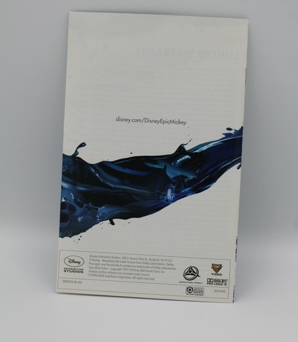 Disney Epic Mickey Wii Videospiel getestet gebraucht komplett Handbuch Box Top Zustand - Bild 7 von 12